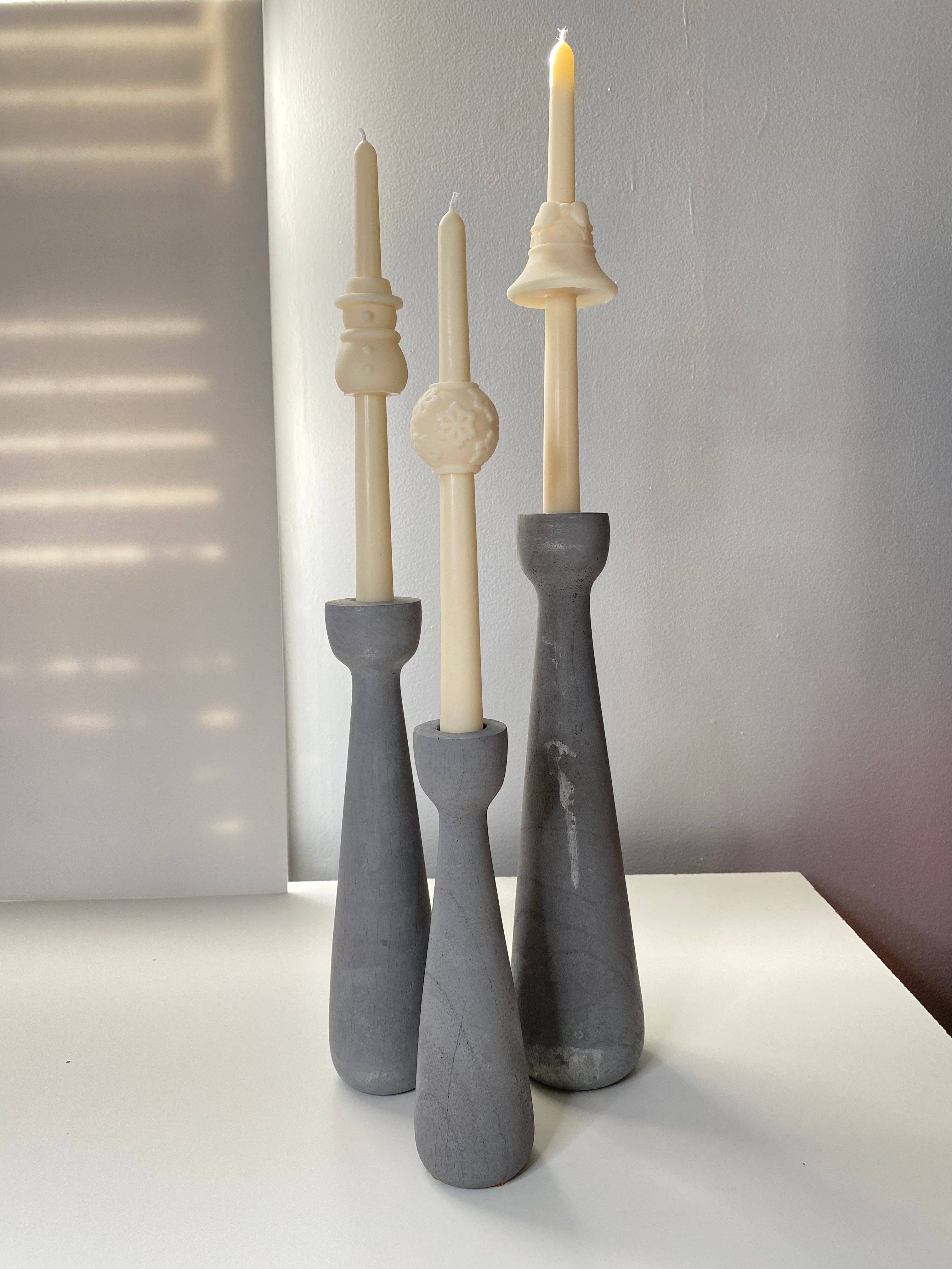 Candelabras- Taper Candle Trio |Taper Candle Holder Set of 3