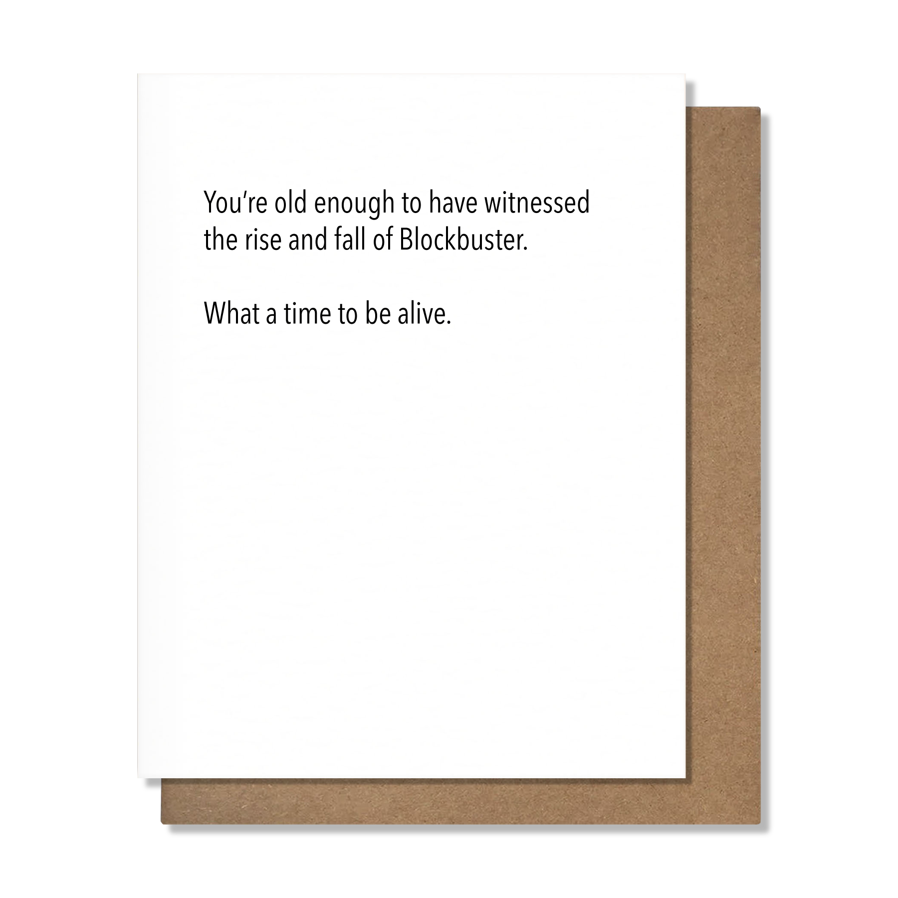 Blockbuster Greeting Card - Birthday Humor