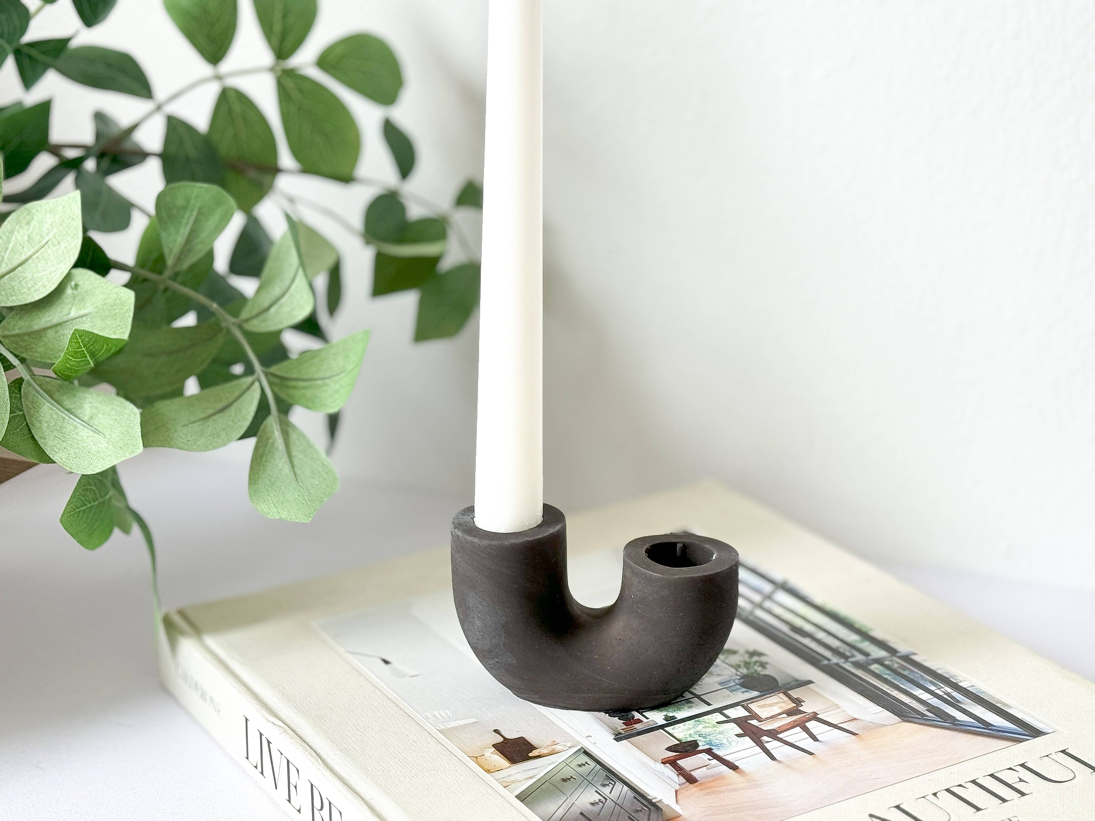 Dya  Double Taper Candle Holder