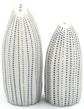 SP069W26 Seda Handcrafted Porcelain Salt and Pepper Shaker Set