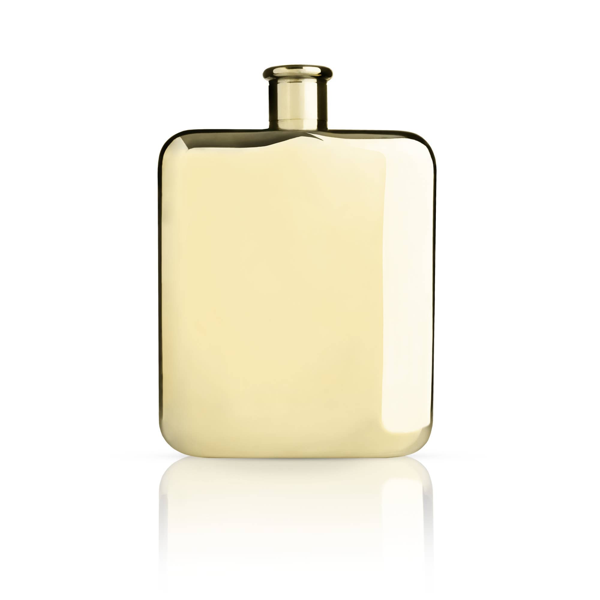 Belmont™ Polished Gold Plated Flask
