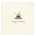 Birthday Sailboat Card – Handfinished UK Real Pencil Shaving