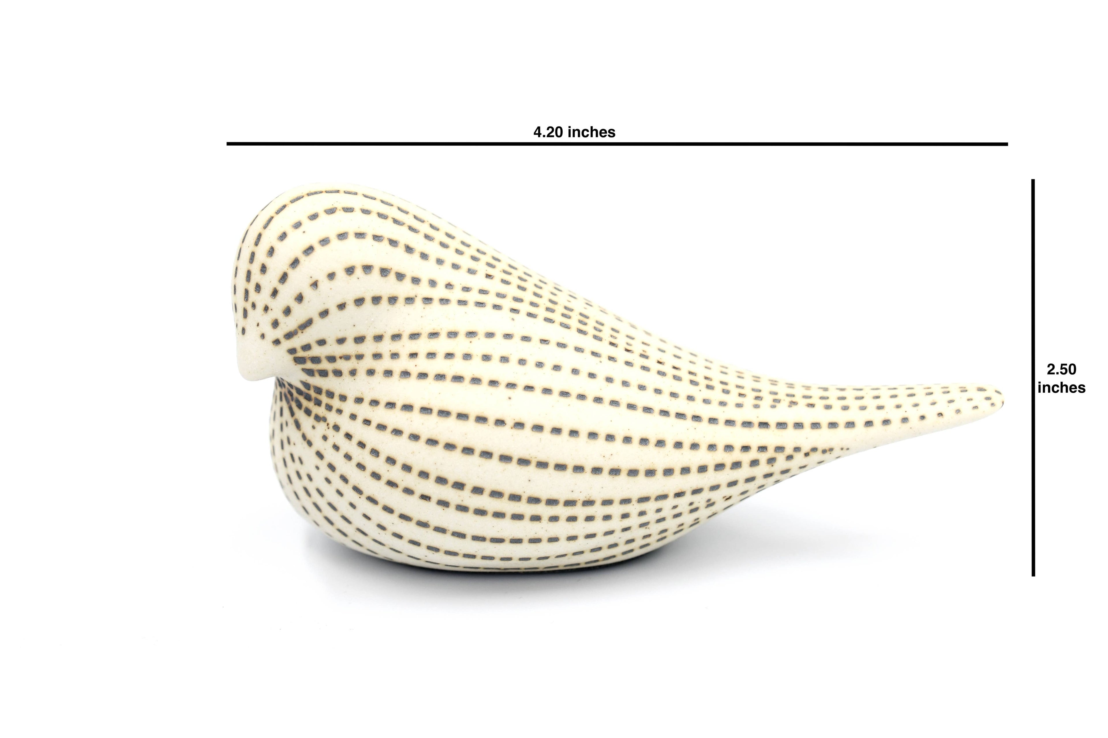 D301W23-MINI BIRD-Porcelain Ceramic Sculpture Ornament