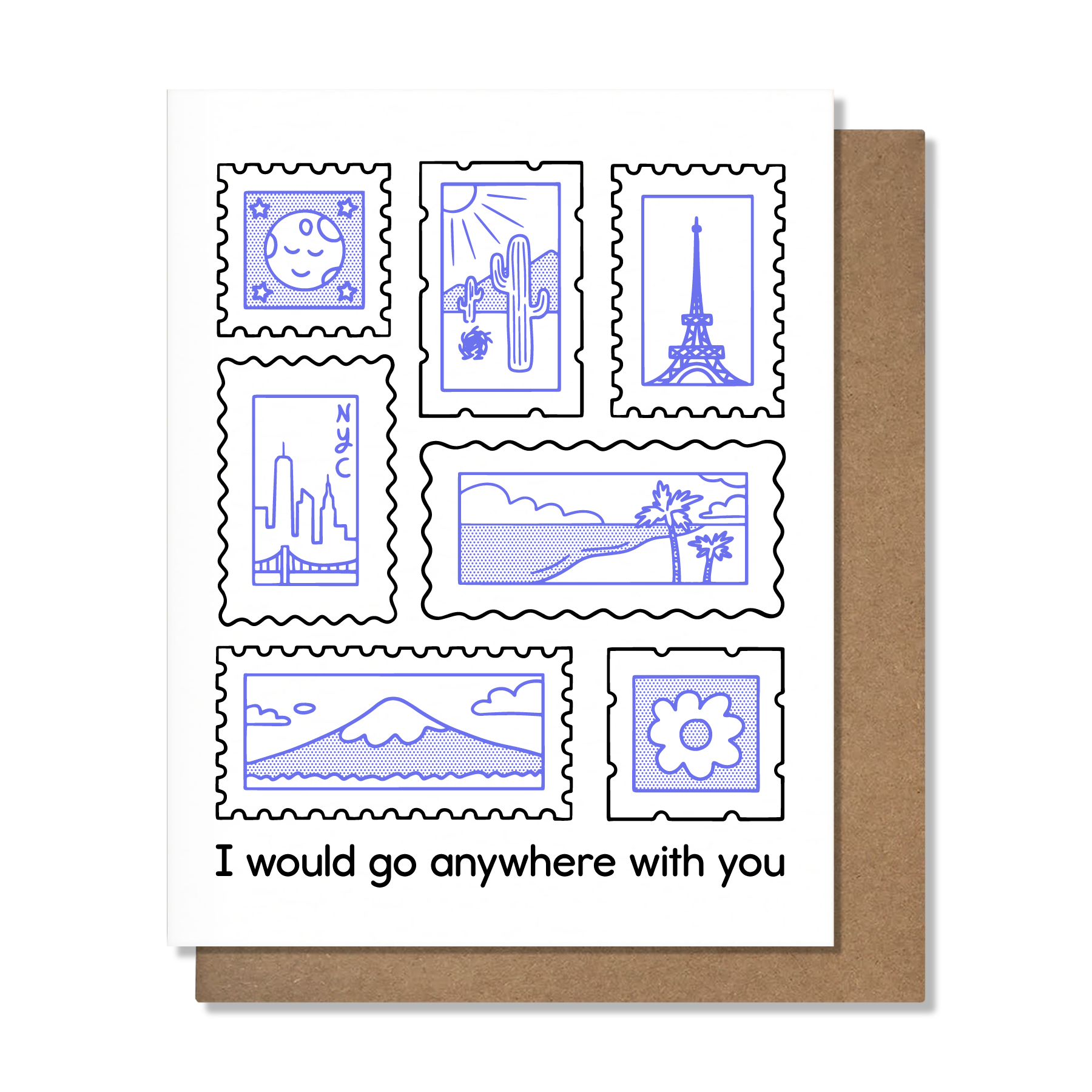 Anywhere Stamps - Love Card