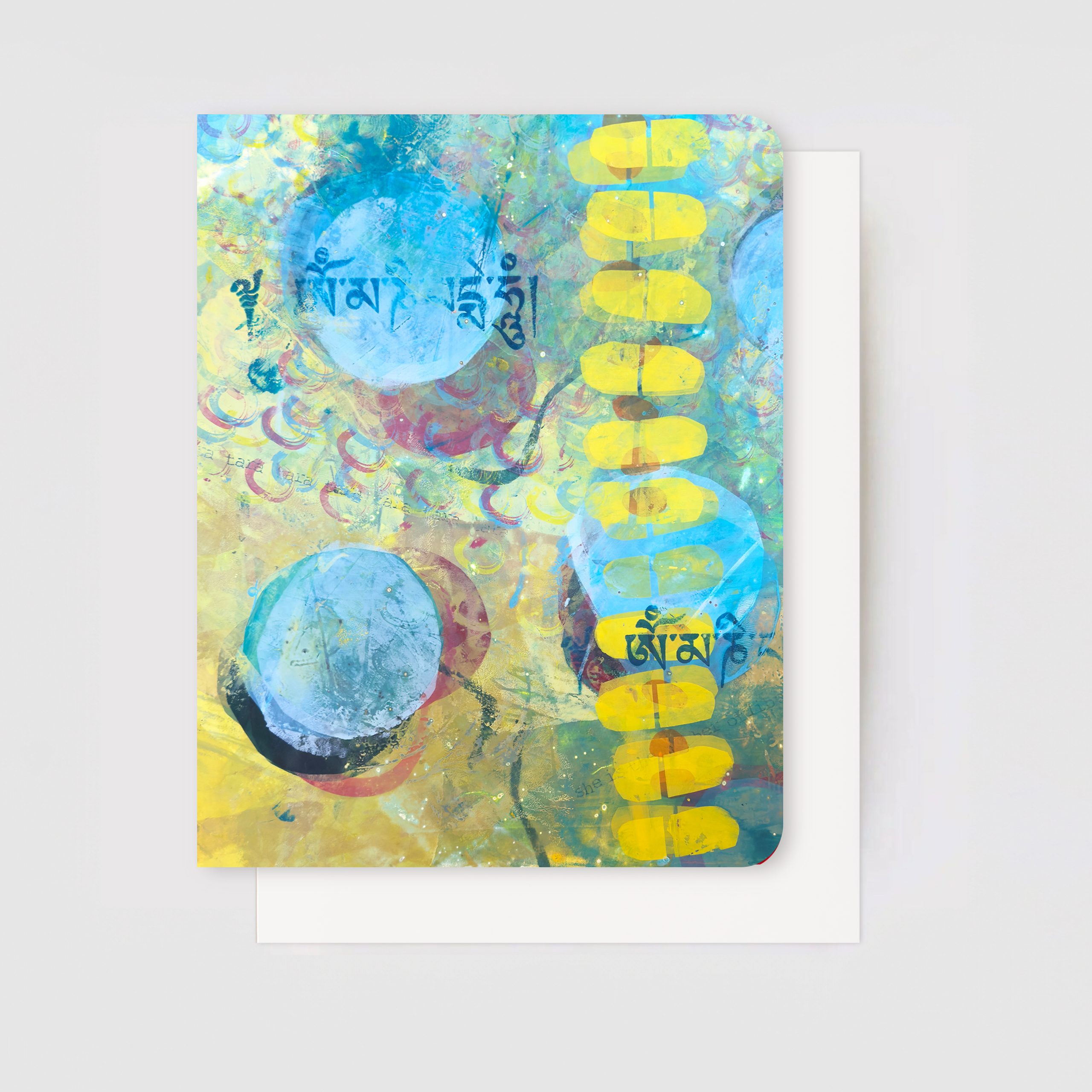 Elegant Meditative Art Card Set –On Being (5 Cards)