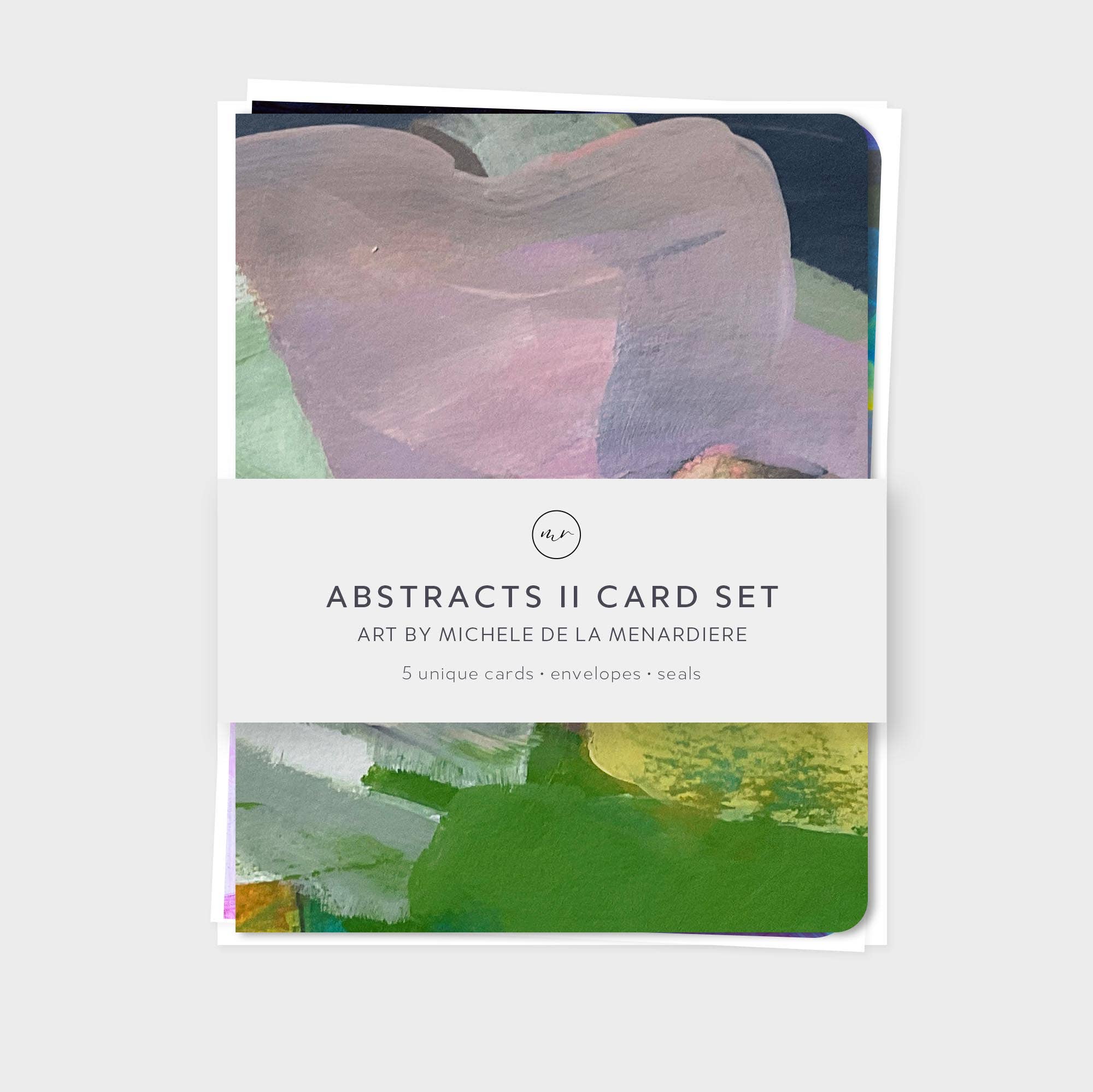 Contemporary Art Card Set - Abstracts II (5 Cards)