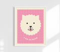 I Am So Loved Print - Cute Dog Affirmation Kids Print