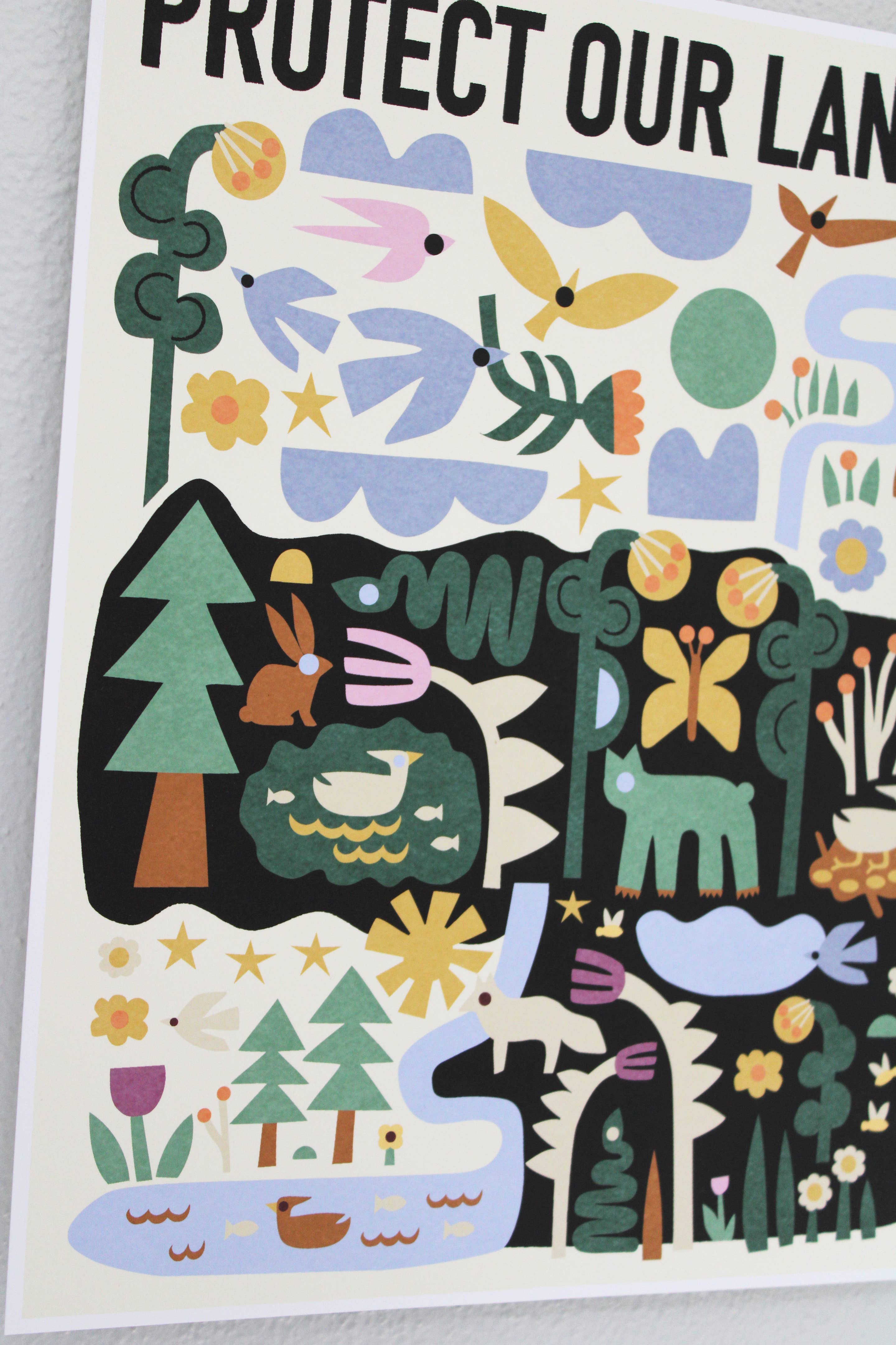 Protect Our Lands Print