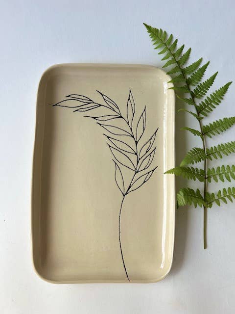 Tray (Rounded): Willow Oak
