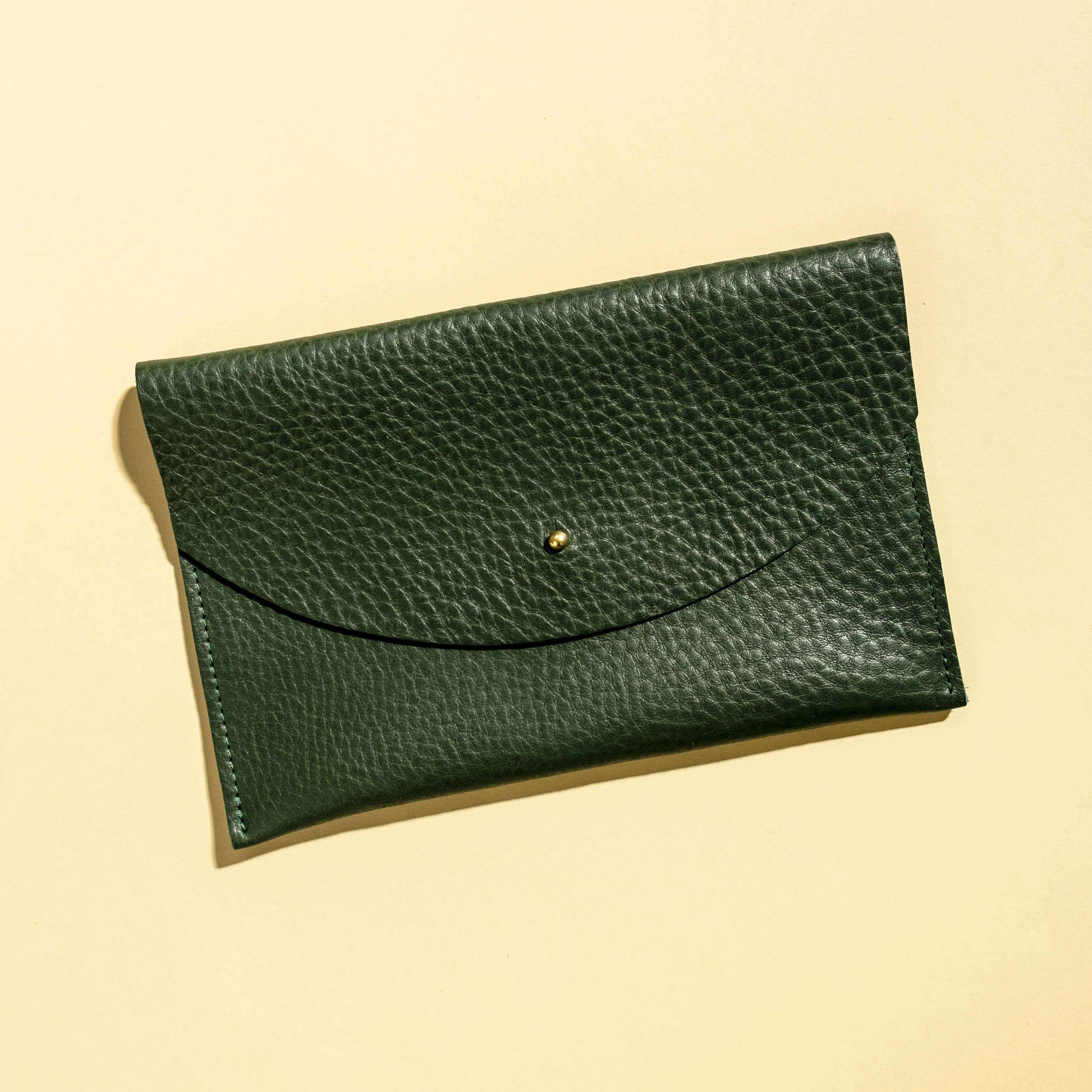 Envelope Pouch - Kelp Leather