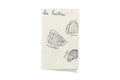 Oyster variety tea towel