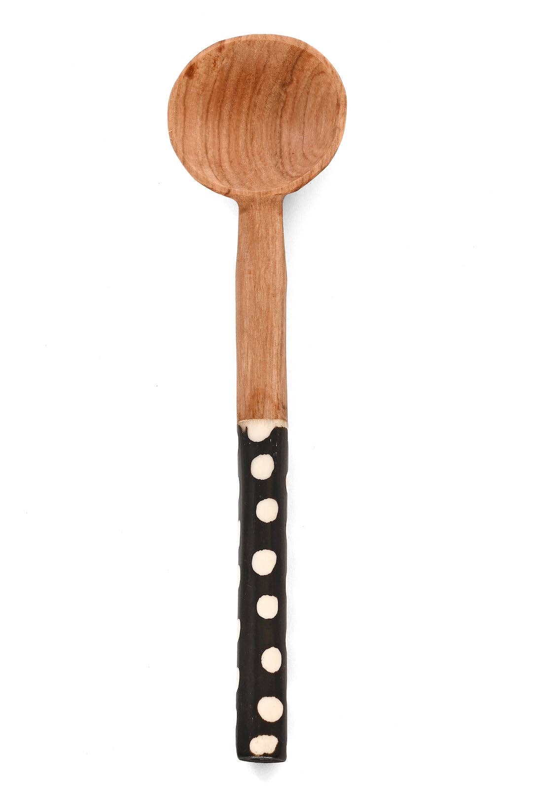 Hand Carved African Olive Coffee Spoon