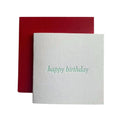 Happy Birthday Text Tiny Card
