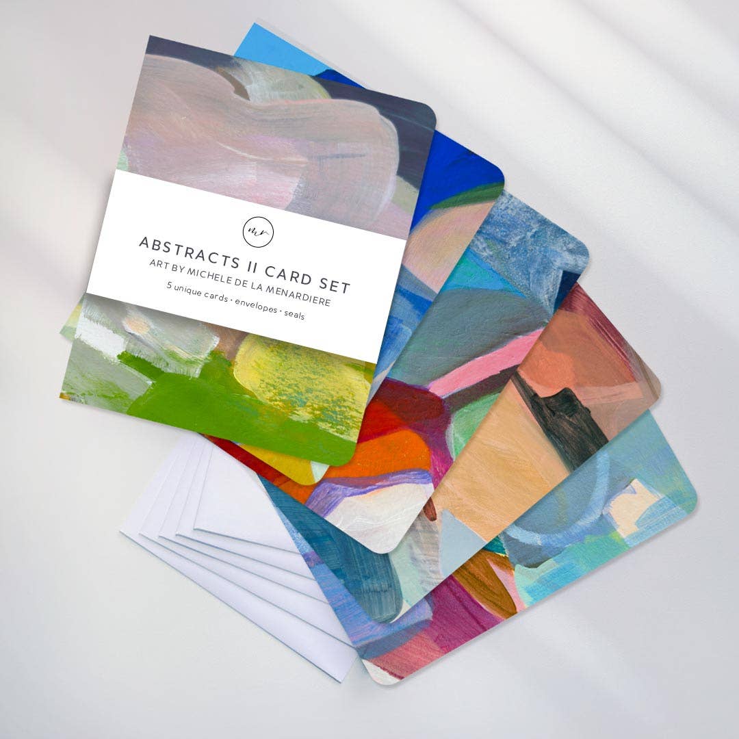 Contemporary Art Card Set - Abstracts II (5 Cards)
