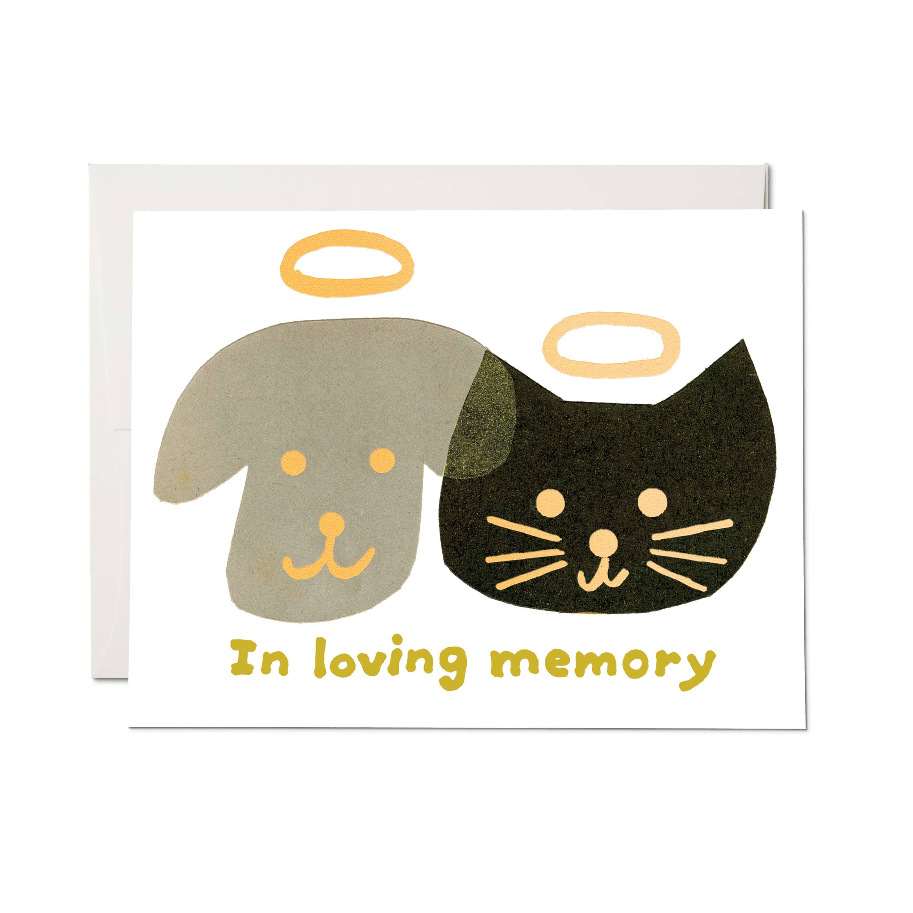 Halo Pets greeting card