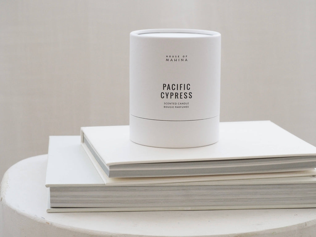 Pacific Cypress Candle 12 oz - Fresh Coastal Earthy