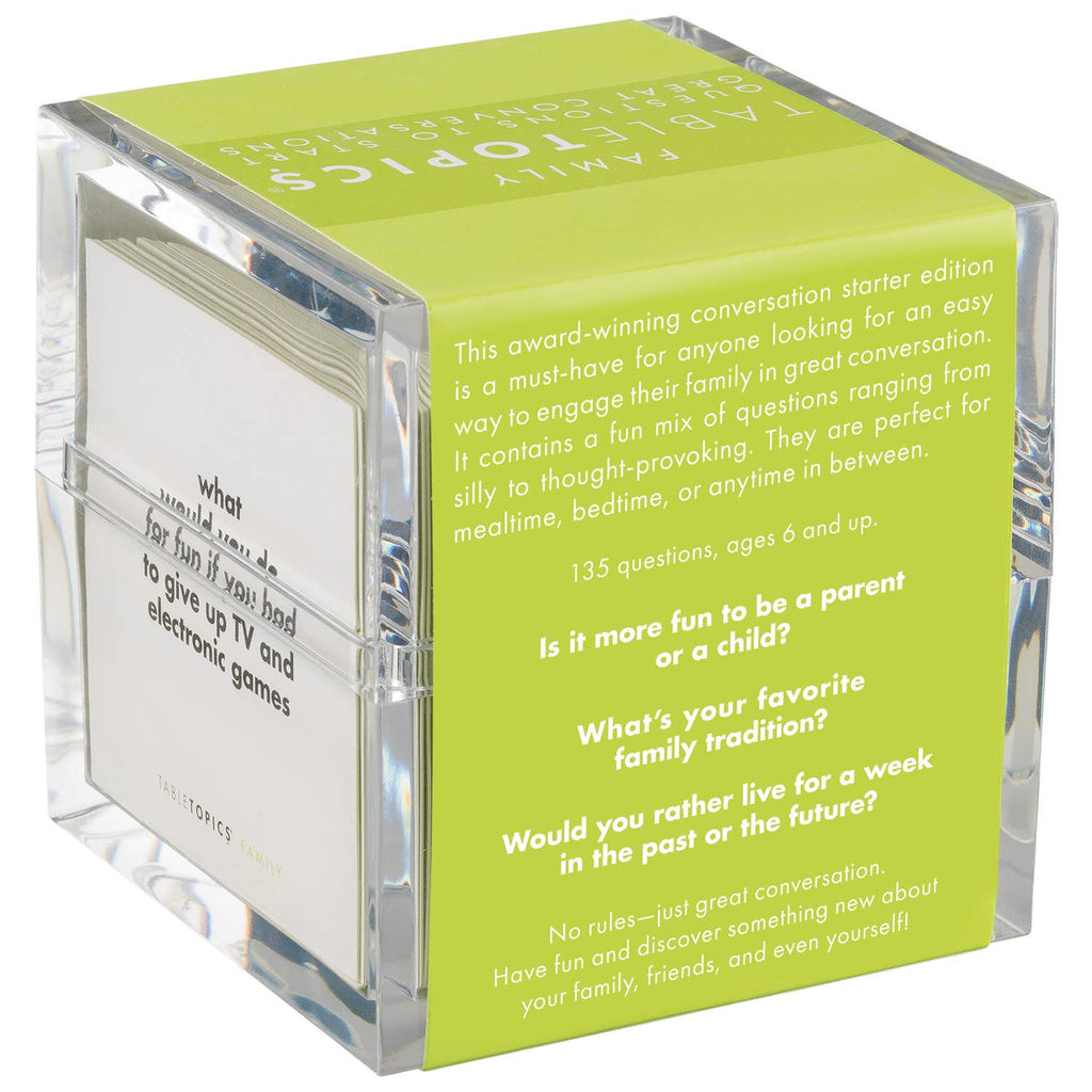 TABLETOPICS FAMILY - Award-Winning Conversation Starters