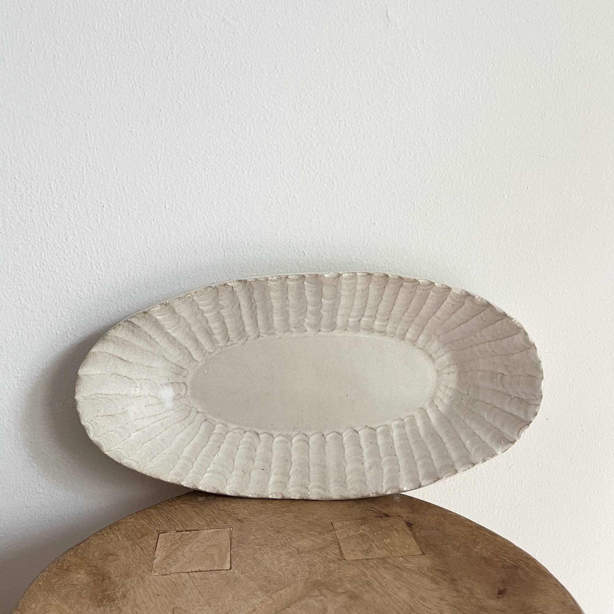 Ribbed Edge Platter - Oblong