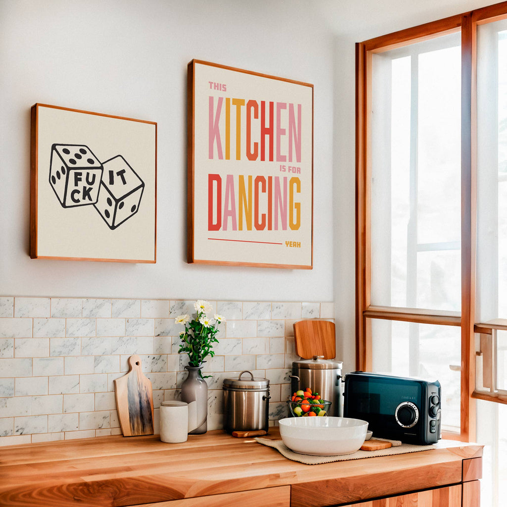 This Kitchen Is For Dancing Print