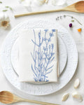 Lavender Tea Towel - Organic Cotton - Blue-Violet Plant