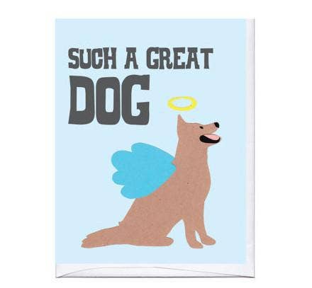 Angel Dog Greeting Card