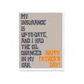 Insurance Father's Day Greeting Card