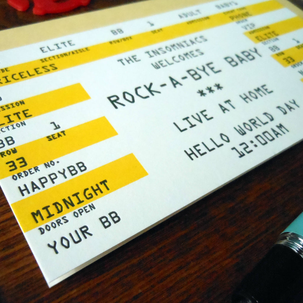 Baby Rock Ticket