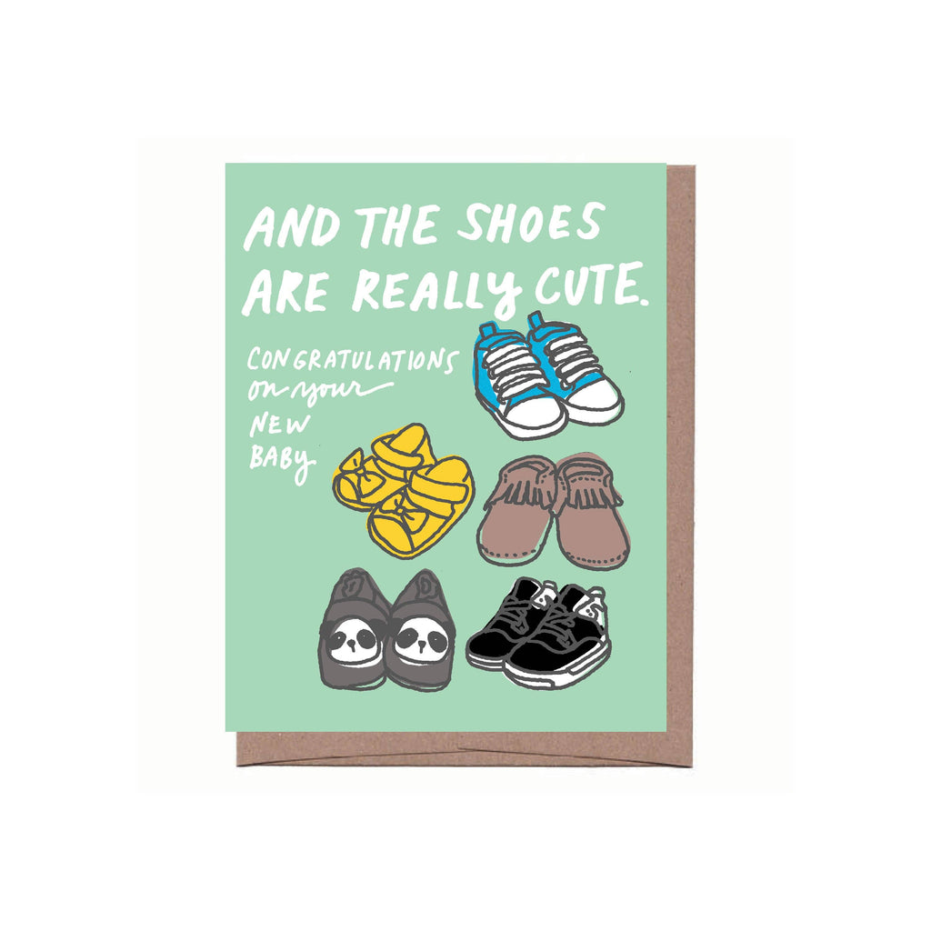 Baby Shoes Greeting Card