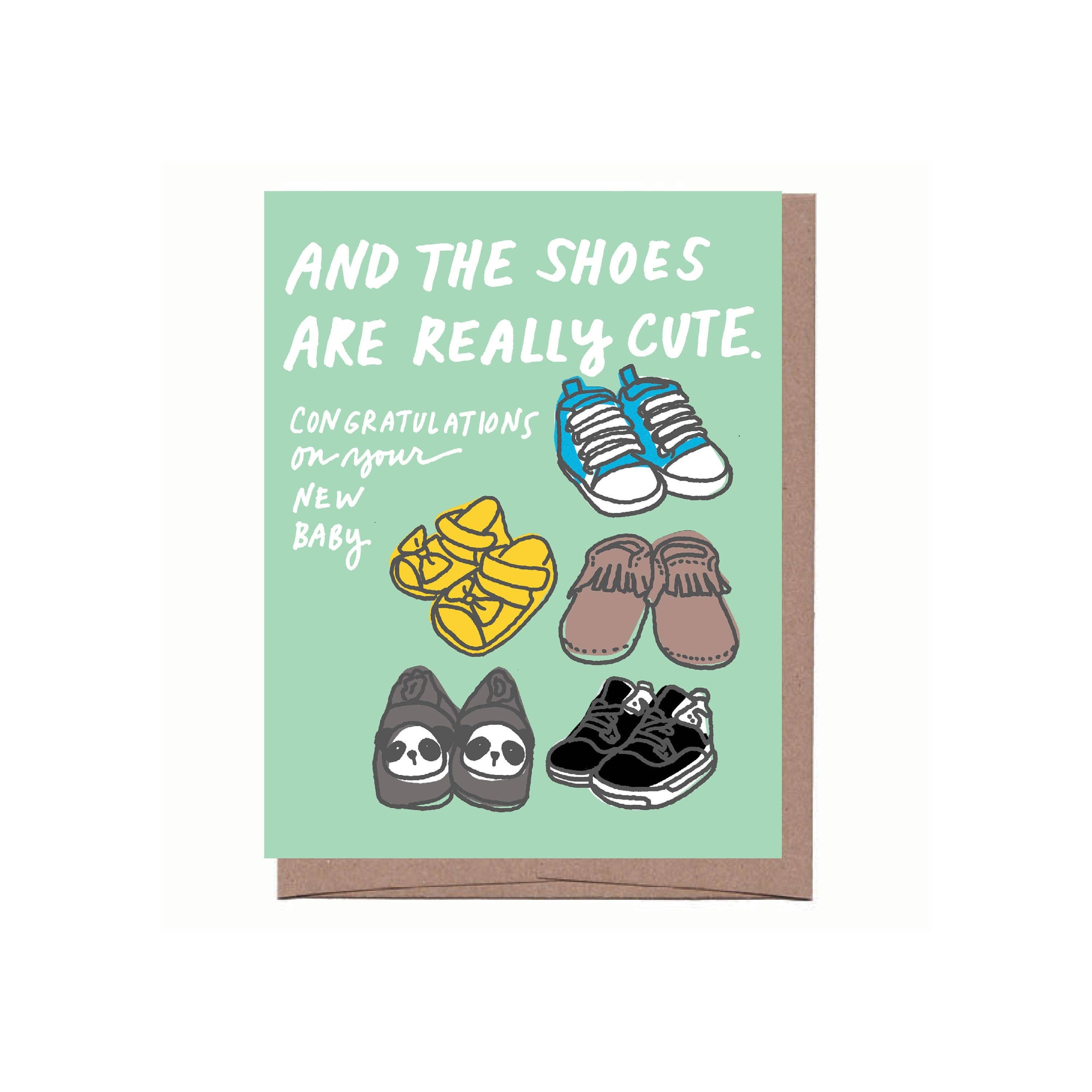Baby Shoes Greeting Card