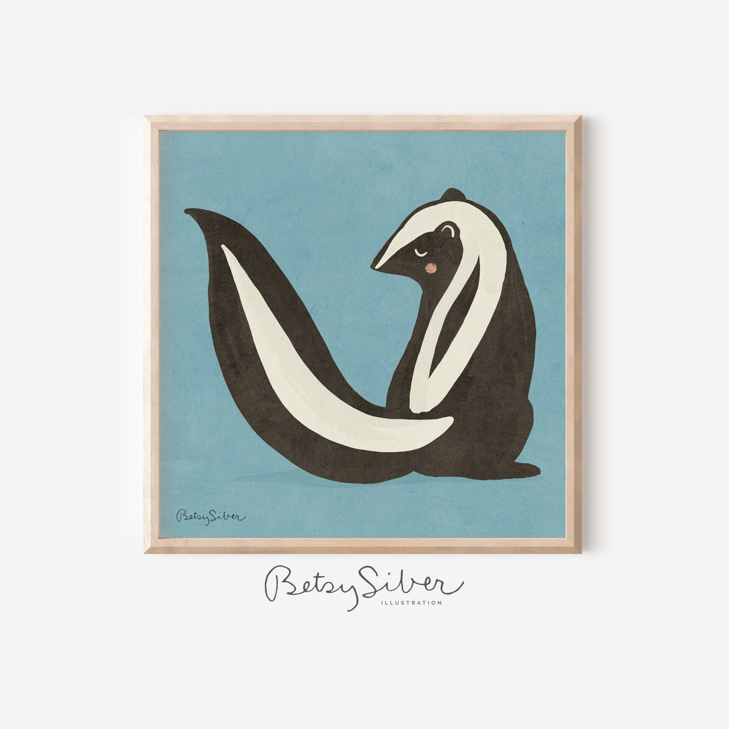 Skunk Art Print