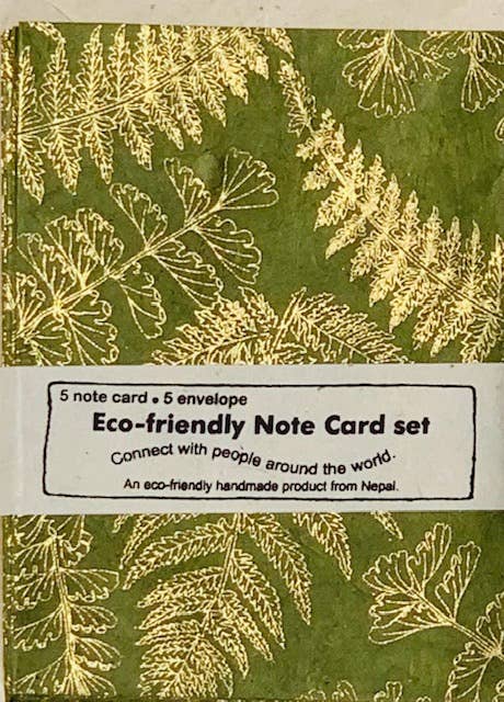 Stat A2, Fern, gold on green
