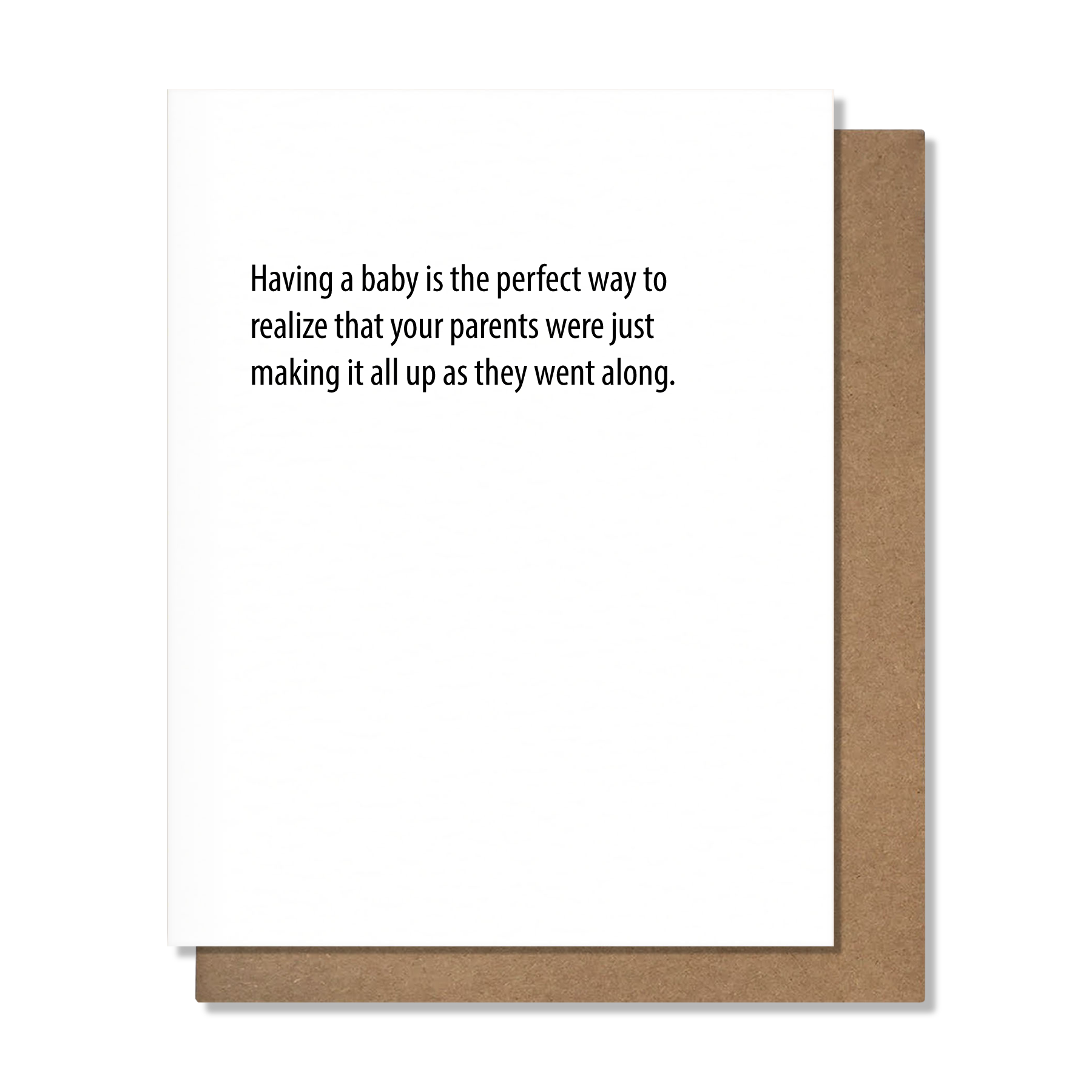 Making It All Up - Baby Card