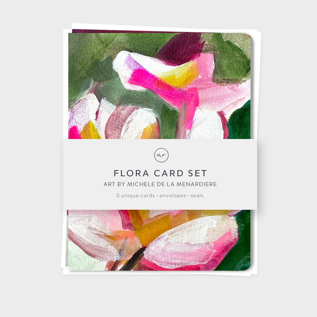 Botanical Art Card Set - Flora (Set of 5)