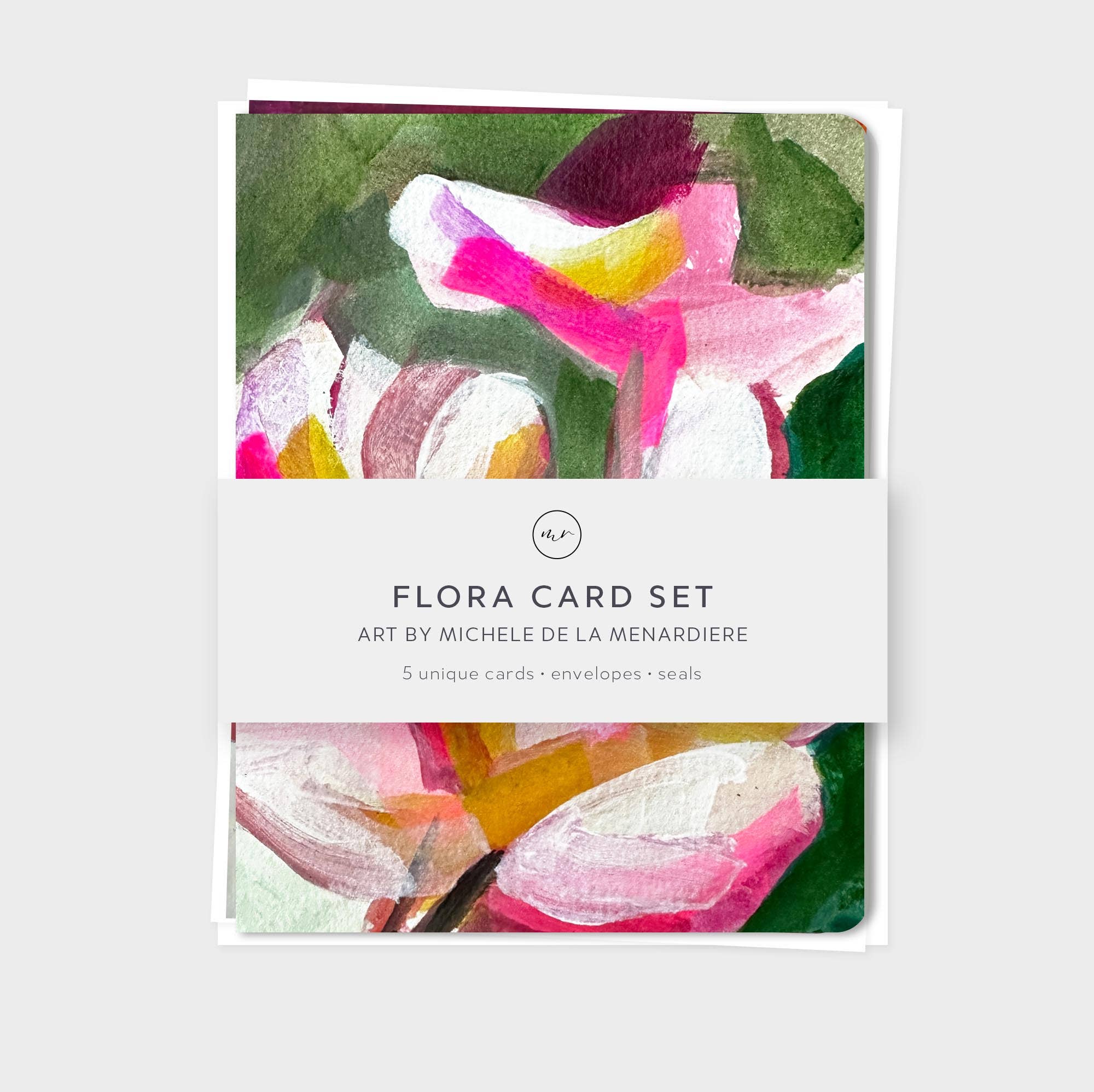 Botanical Art Card Set - Flora (Set of 5)