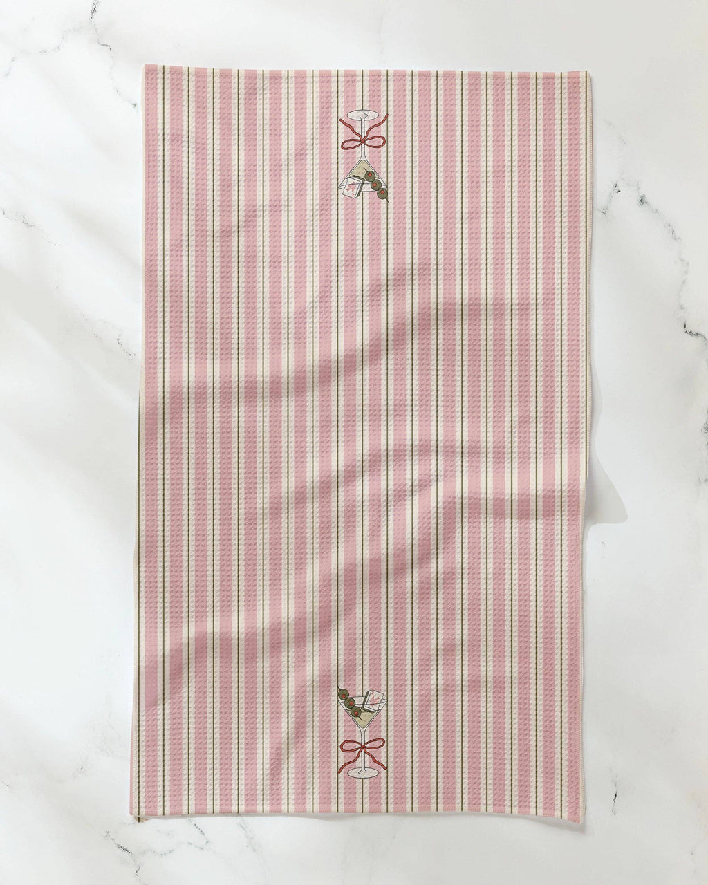 Martini Stripe Tea Towel