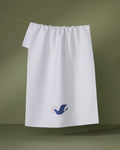 Winter Dove Tea Towel