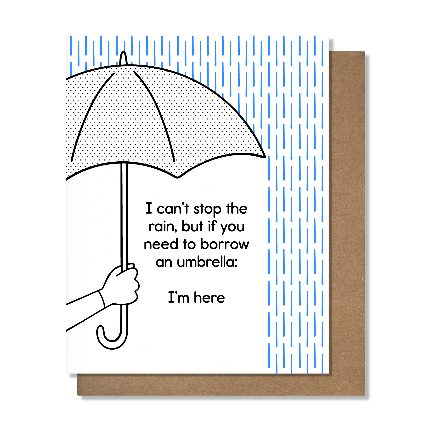 Borrow an Umbrella - Empathy  Card