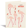Flamboyance of Flamingoes Birthday Card