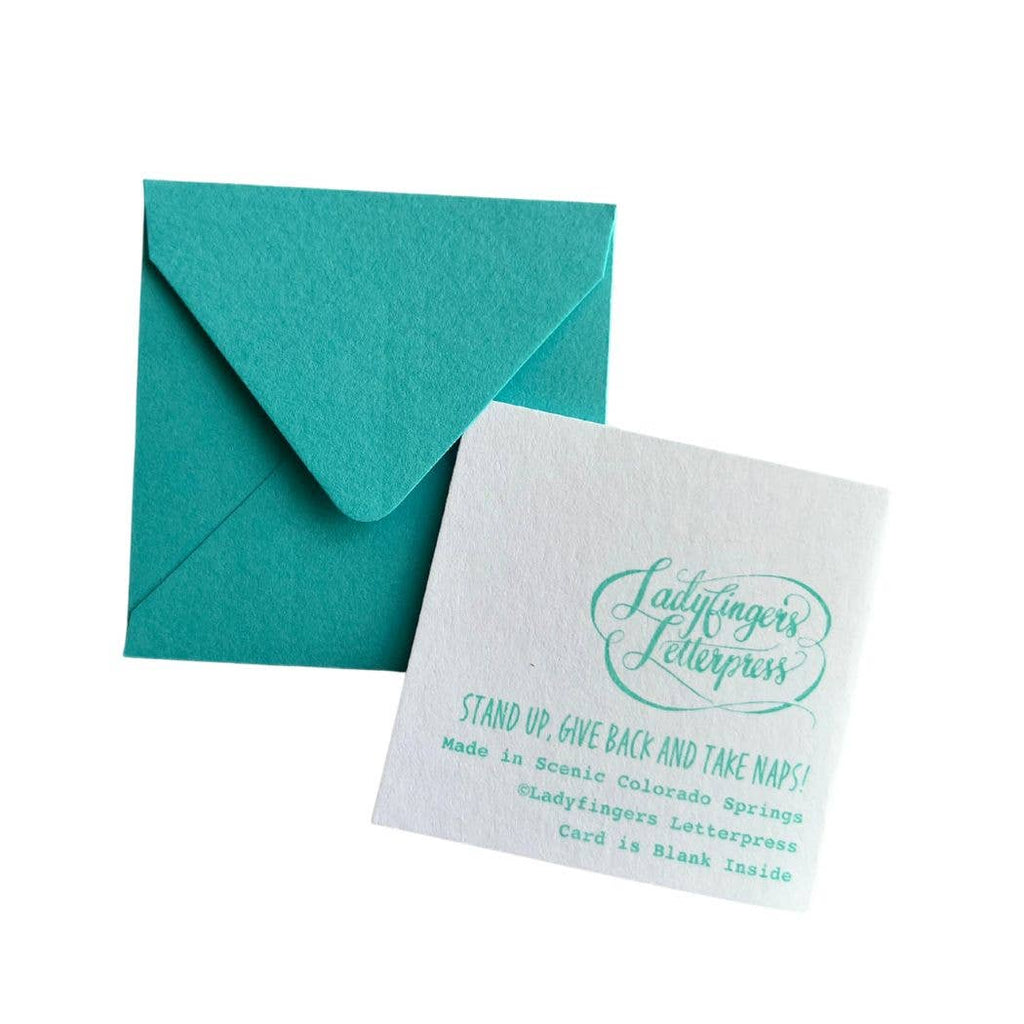 Happy Birthday Text Tiny Card