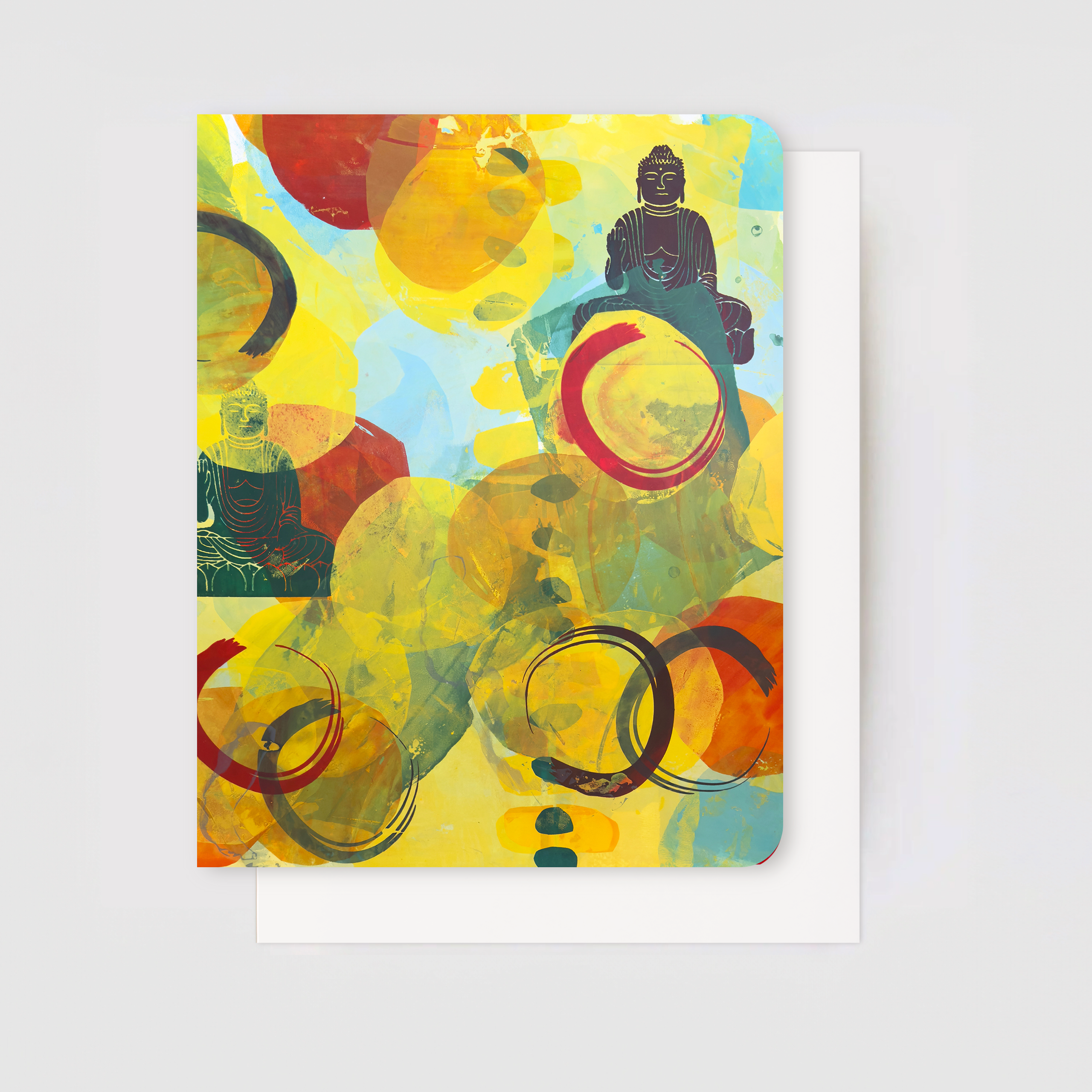 Elegant Meditative Art Card Set –On Being (5 Cards)