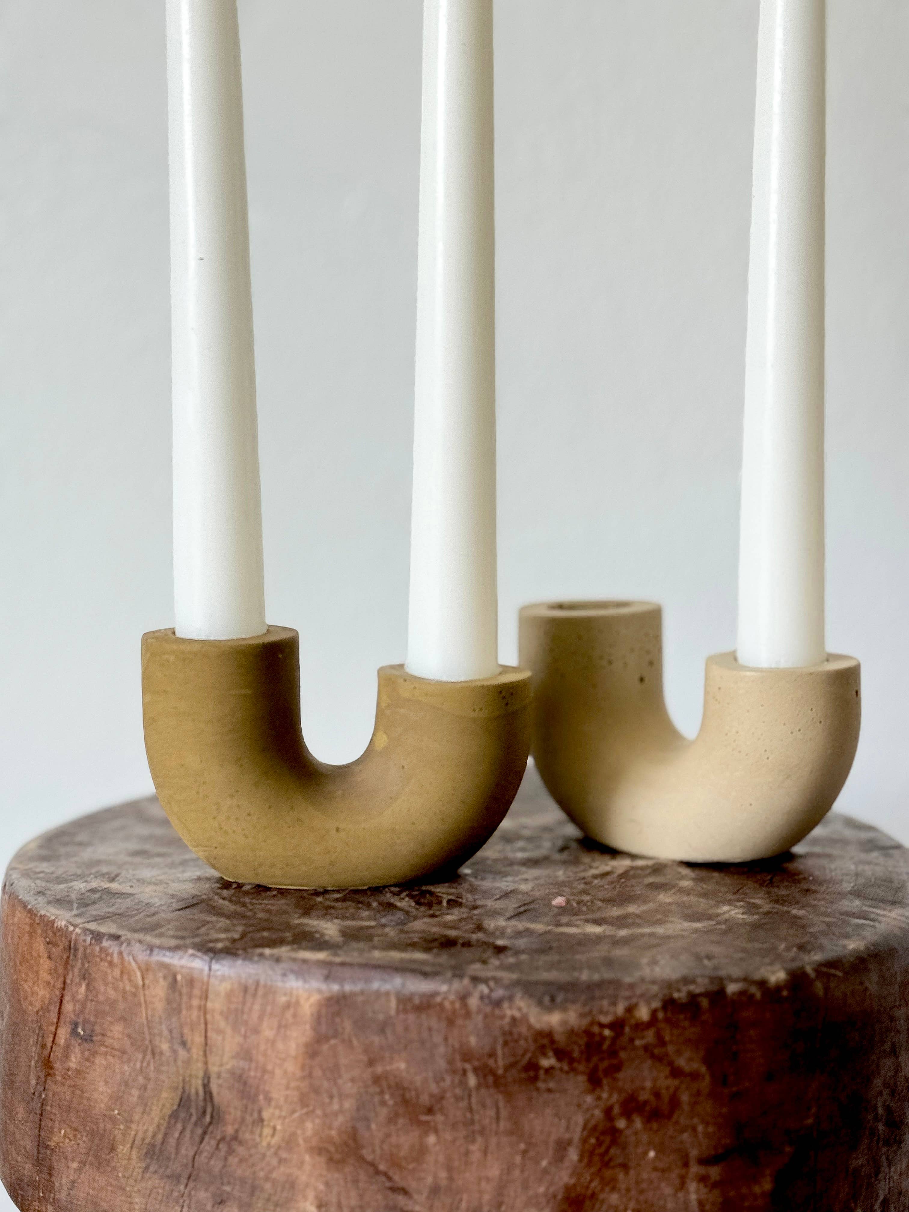 Dya  Double Taper Candle Holder