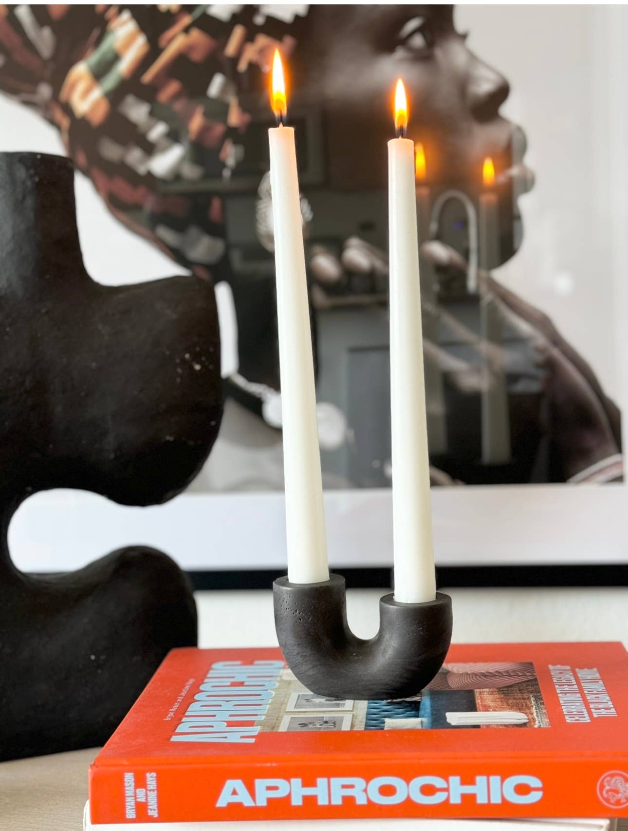 Dya  Double Taper Candle Holder