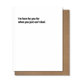 Just Can’t - Empathy Card