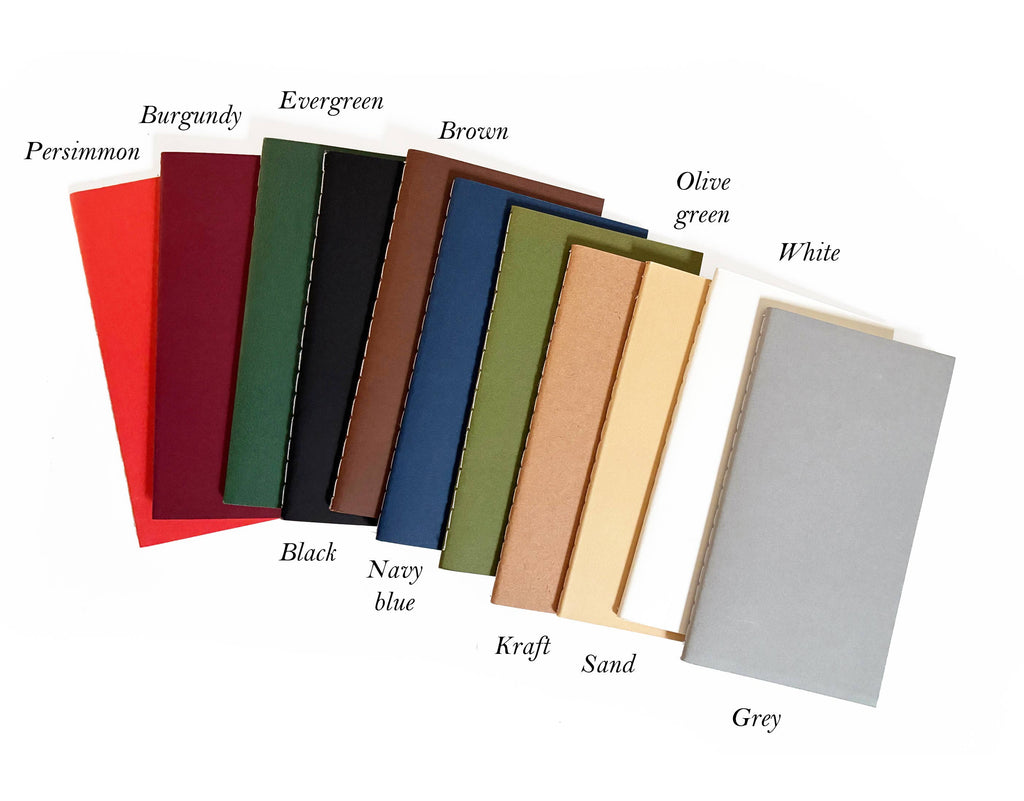 Blank Mini Saddle Stitch Notebooks | Stitched Booklets: Kraft