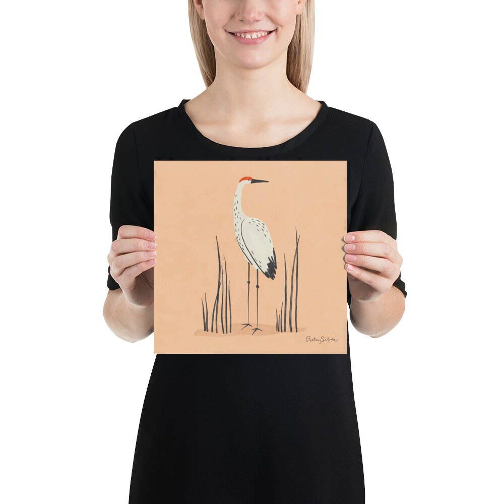 Sandhill Crane Art Print