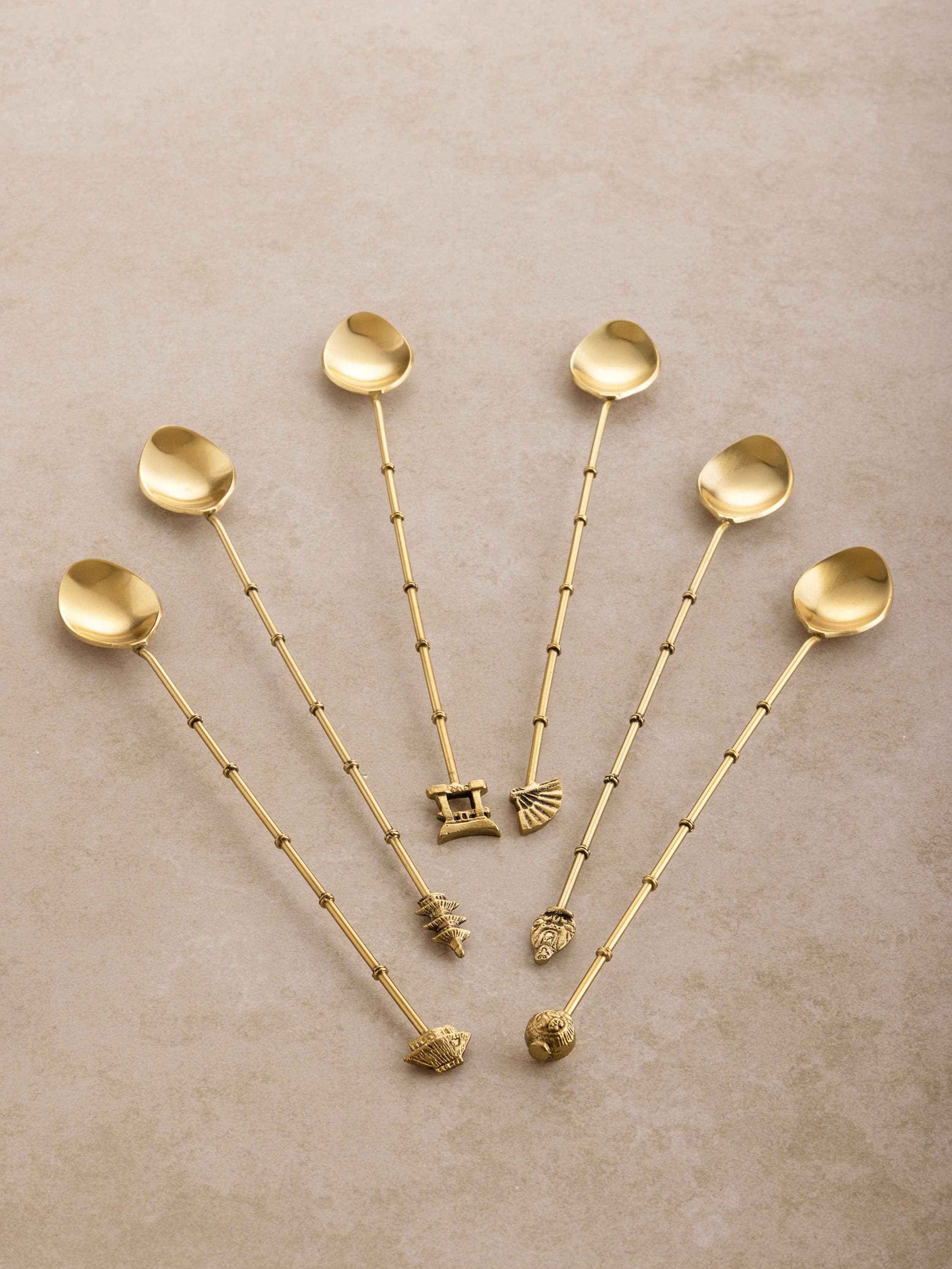 Magnolia Cocktail Stirrers – Set of 6