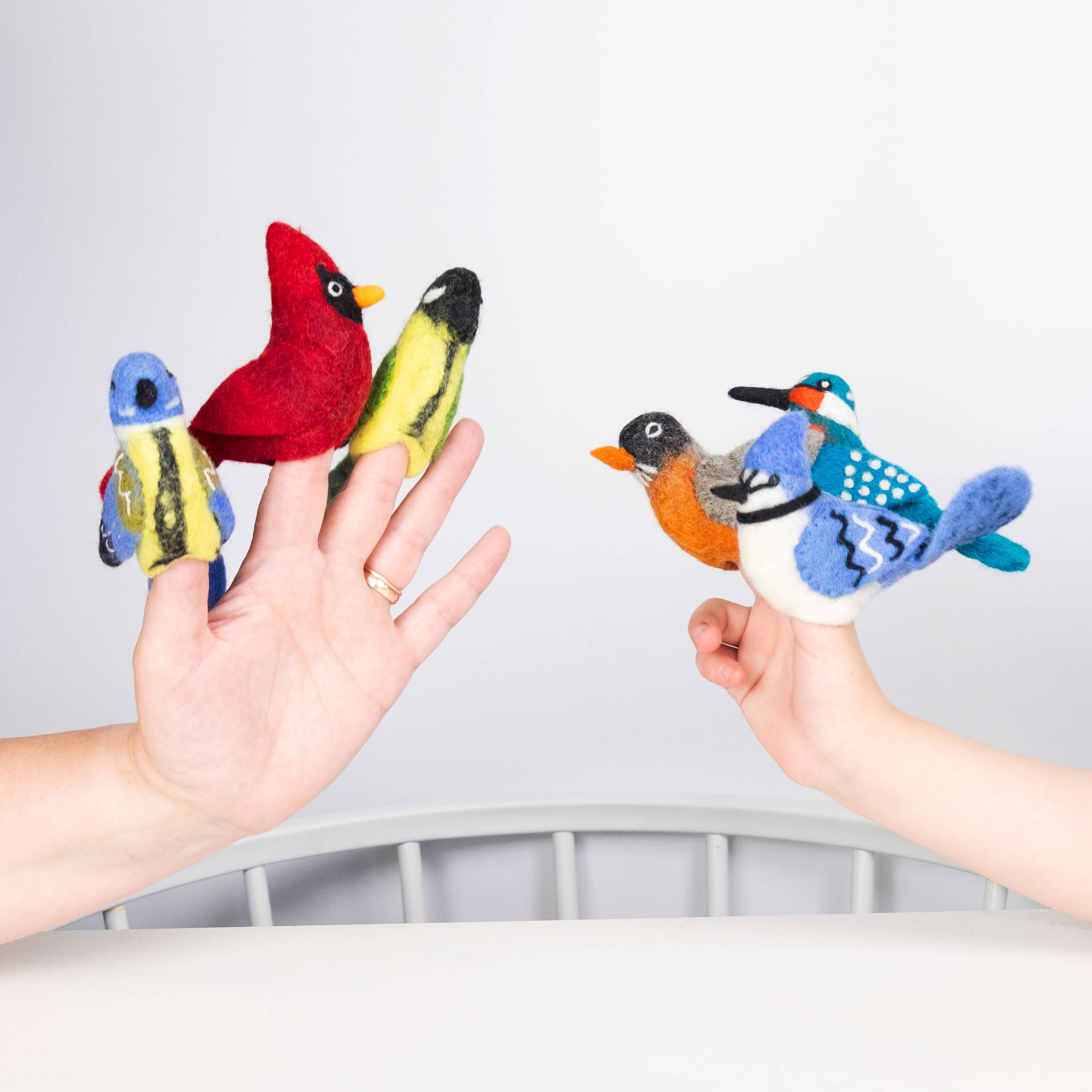 Finger Puppets - Sensory Play - Birds - Assorted