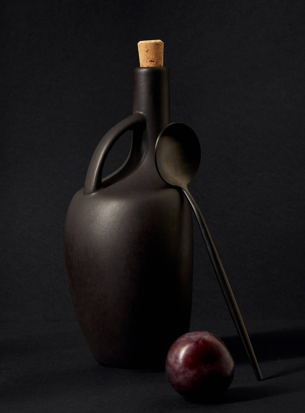 Handmade Stoneware Olive Oil Dispenser | Canard 34 oz