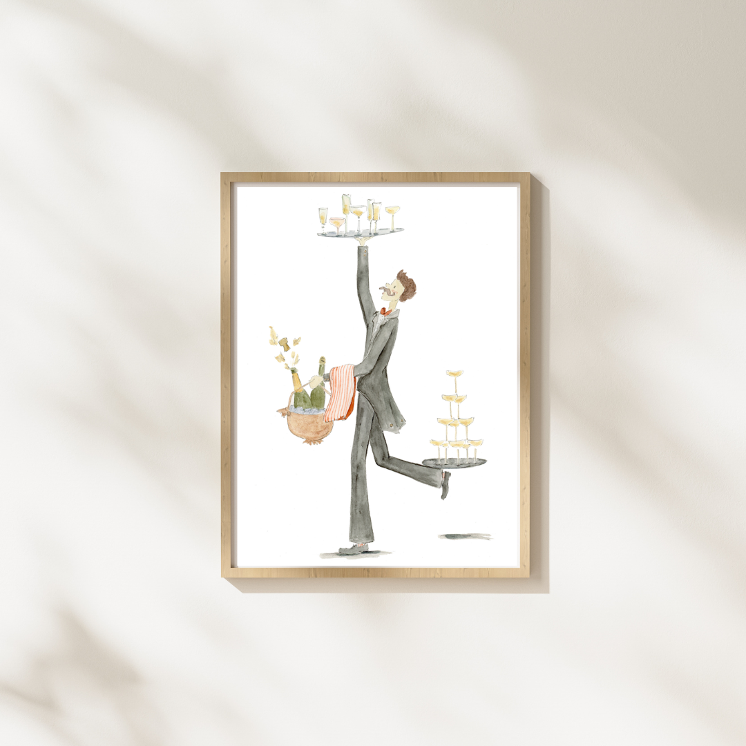Lots of Champagne Art Print