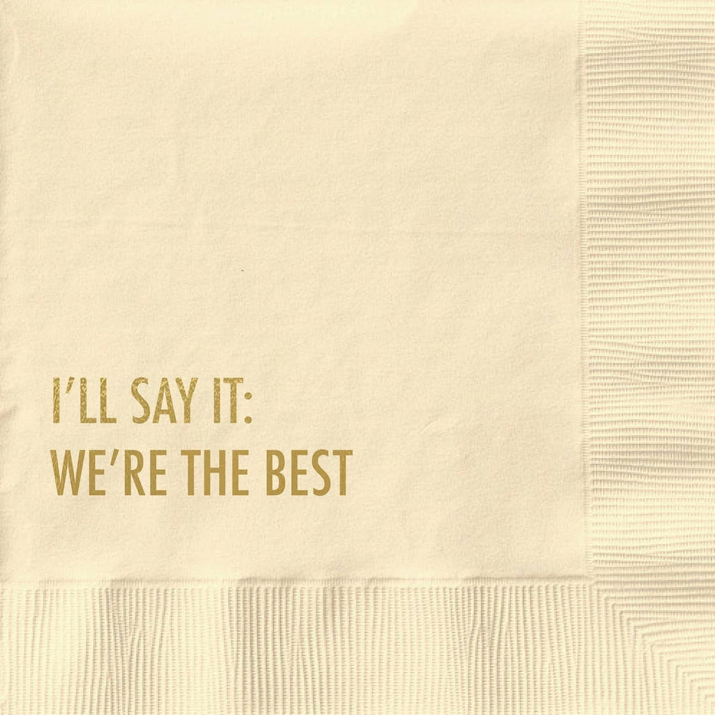The Best - Funny Cocktail Napkin